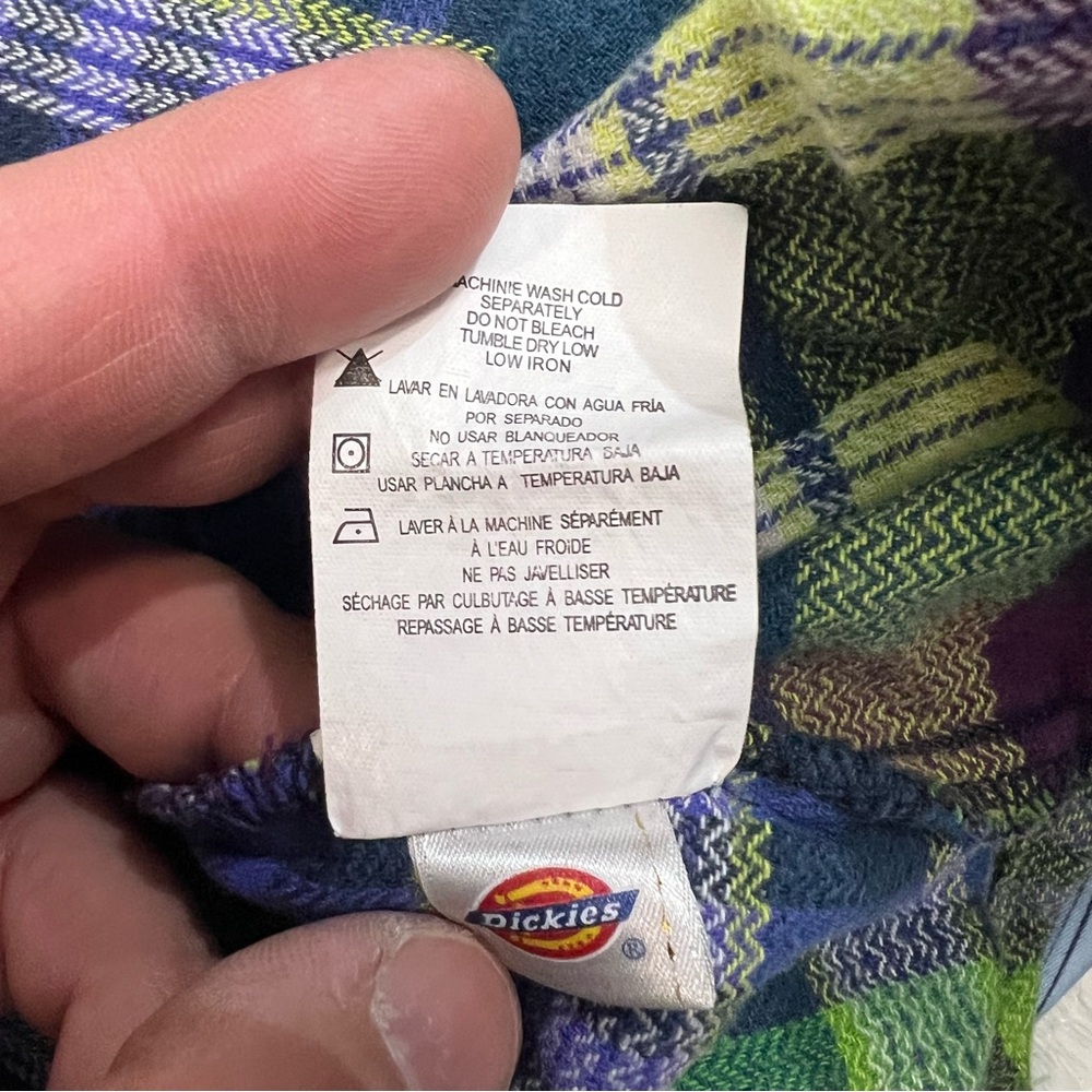 Dickies Multicolor Plaid Button-Down Shirt - Picture 8 of 11